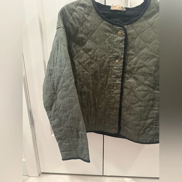 Jackson Rowe Green & Black Quilted Jacket Liner - Picture 3 of 10